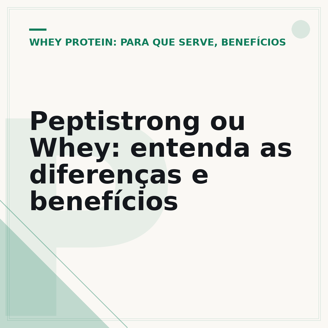Peptistrong ou Whey: entenda as diferenças e benefícios