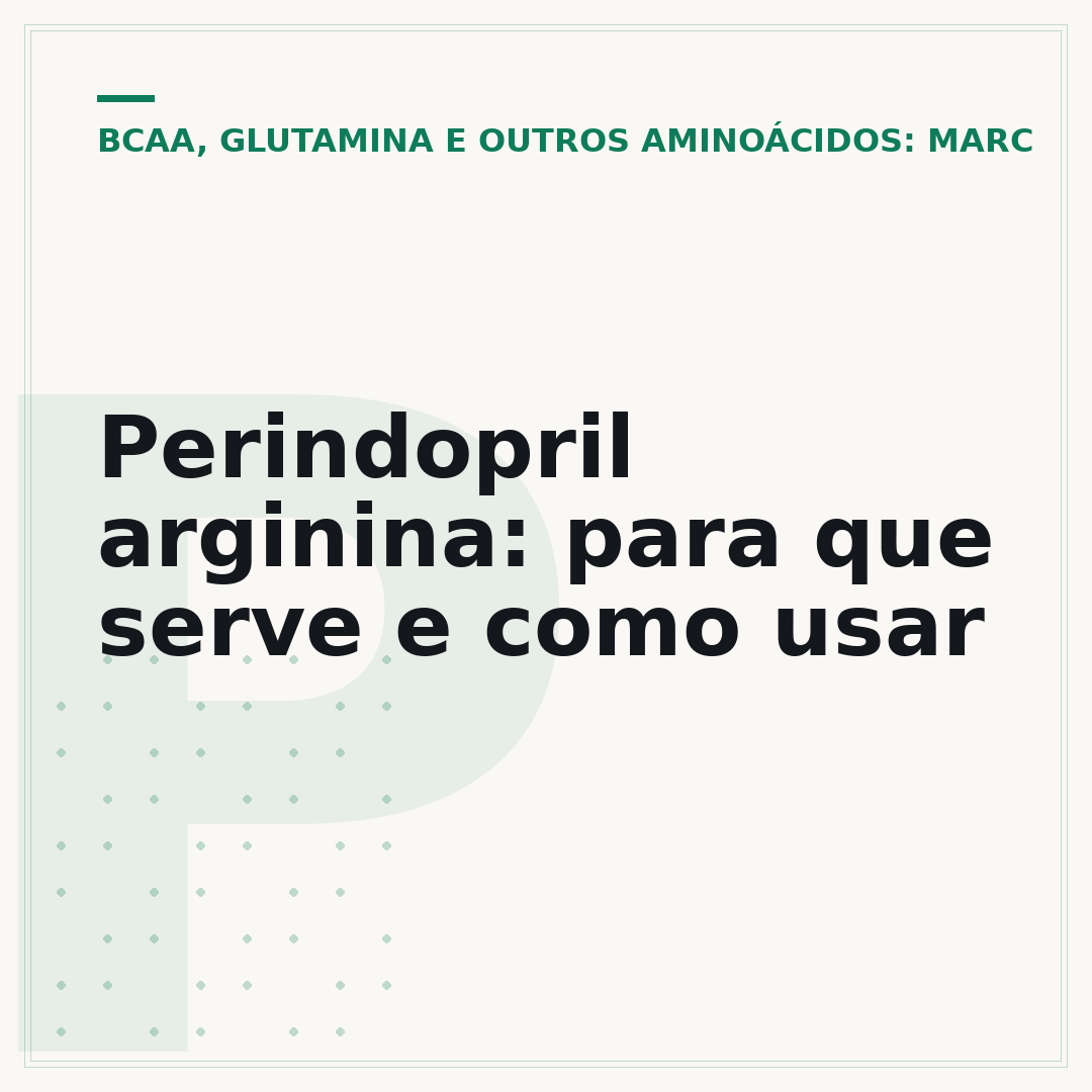 Perindopril arginina: para que serve e como usar
