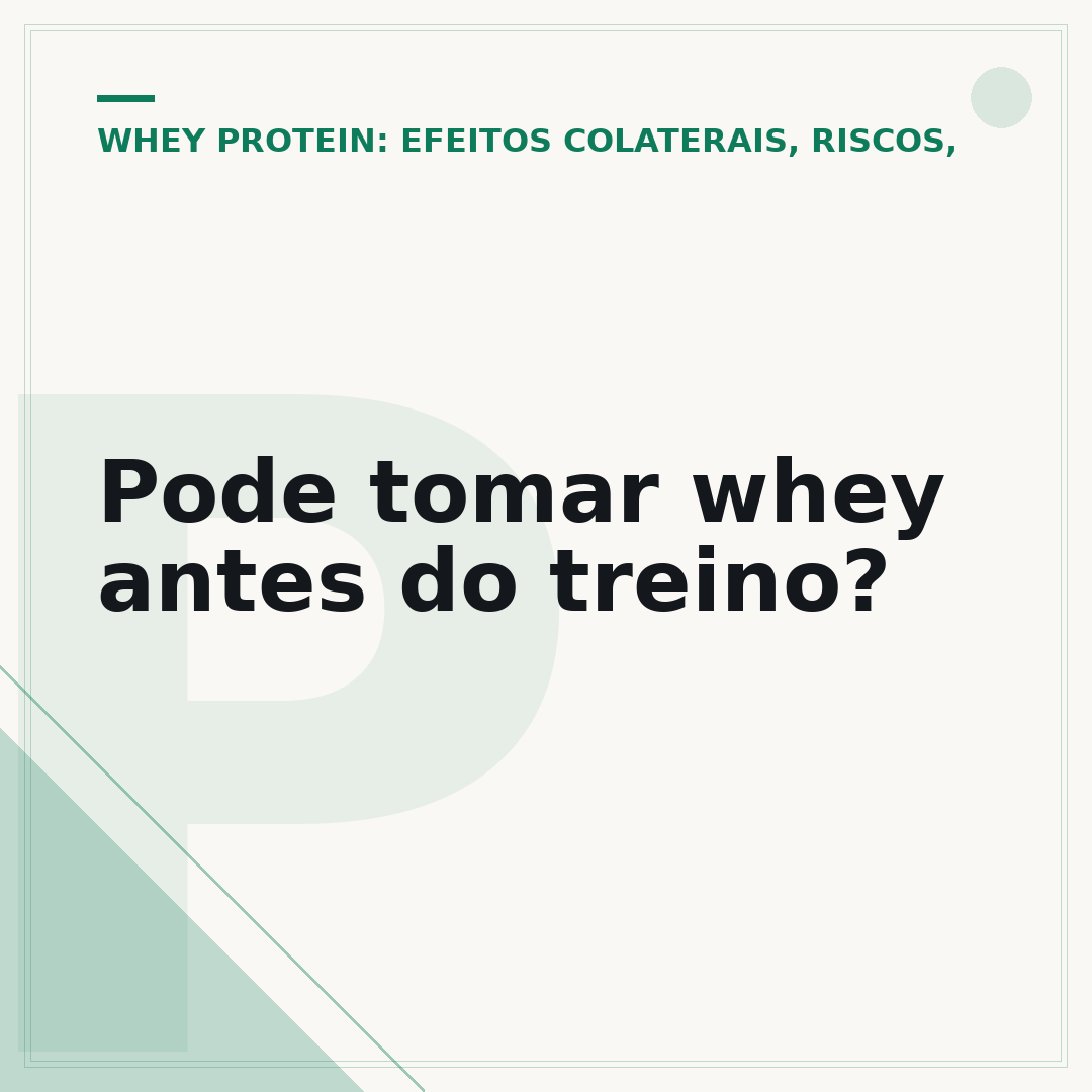 Pode tomar whey antes do treino?