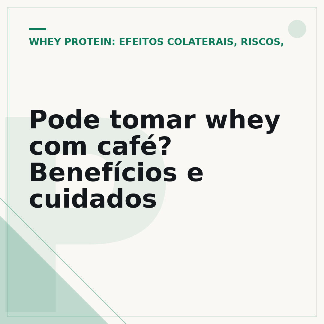 Pode tomar whey com café? Benefícios e cuidados