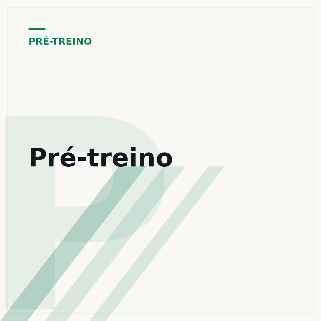 Pré-treino