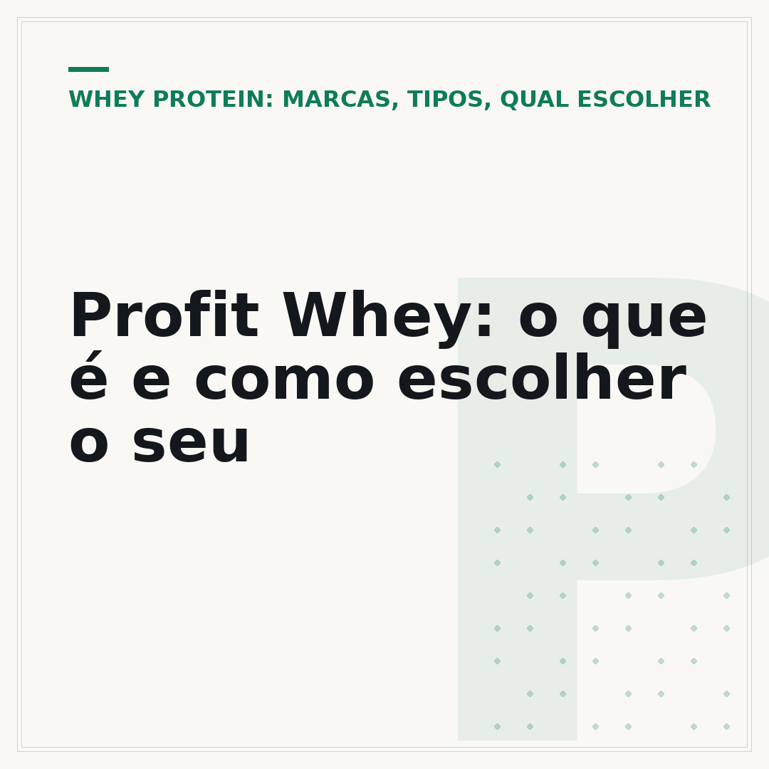 Profit Whey: o que é e como escolher o seu