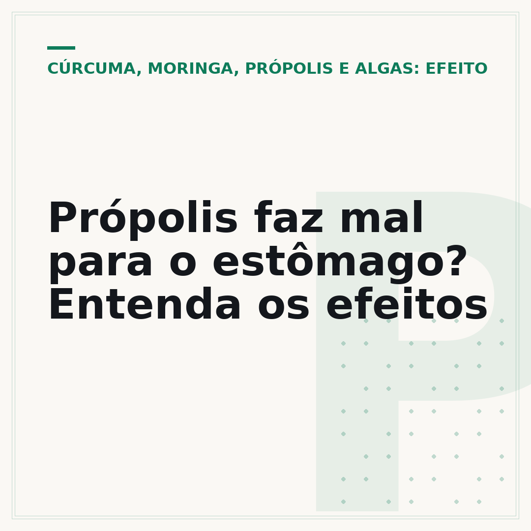Própolis faz mal para o estômago? Entenda os efeitos