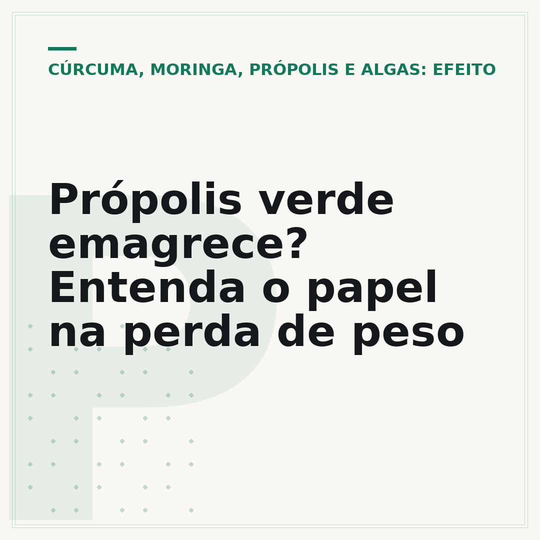 Própolis verde emagrece? Entenda o papel na perda de peso