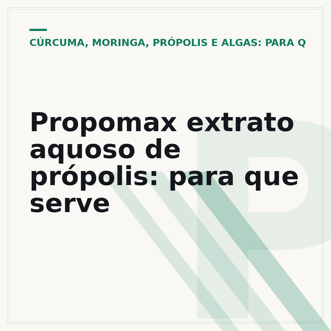 Propomax extrato aquoso de própolis: para que serve