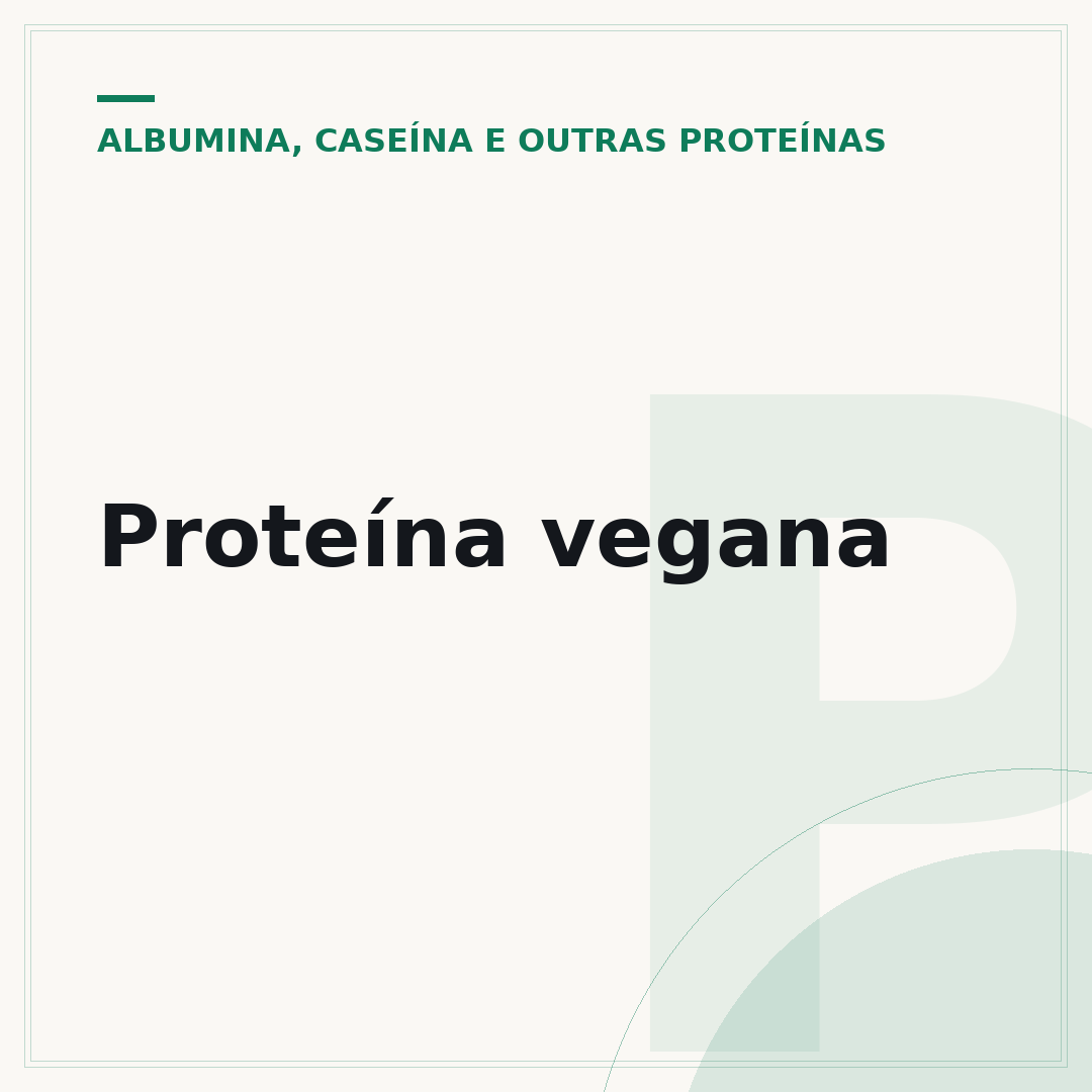 Proteína vegana