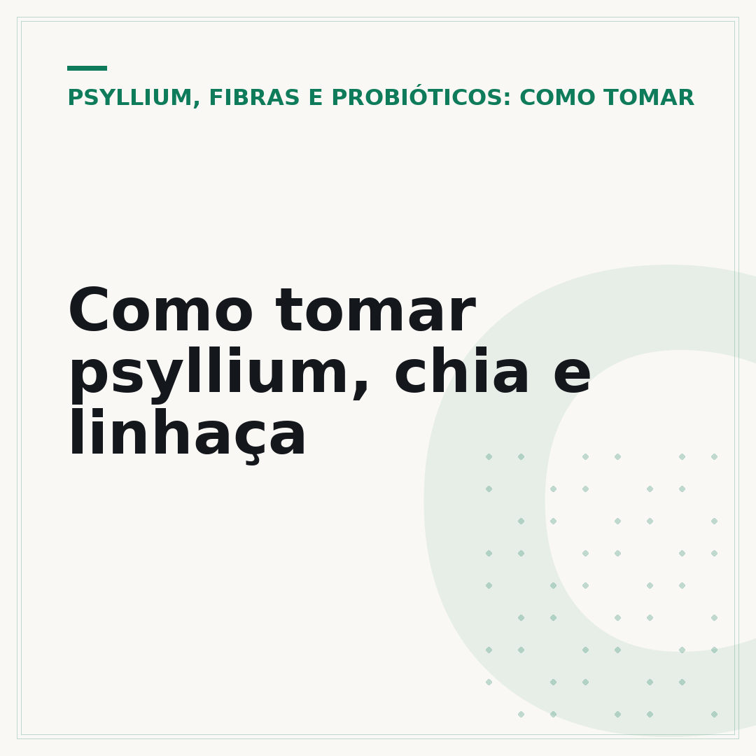 Como tomar psyllium, chia e linhaça