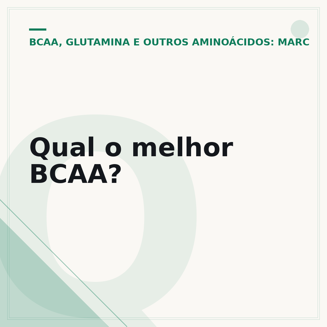 Qual o melhor BCAA?