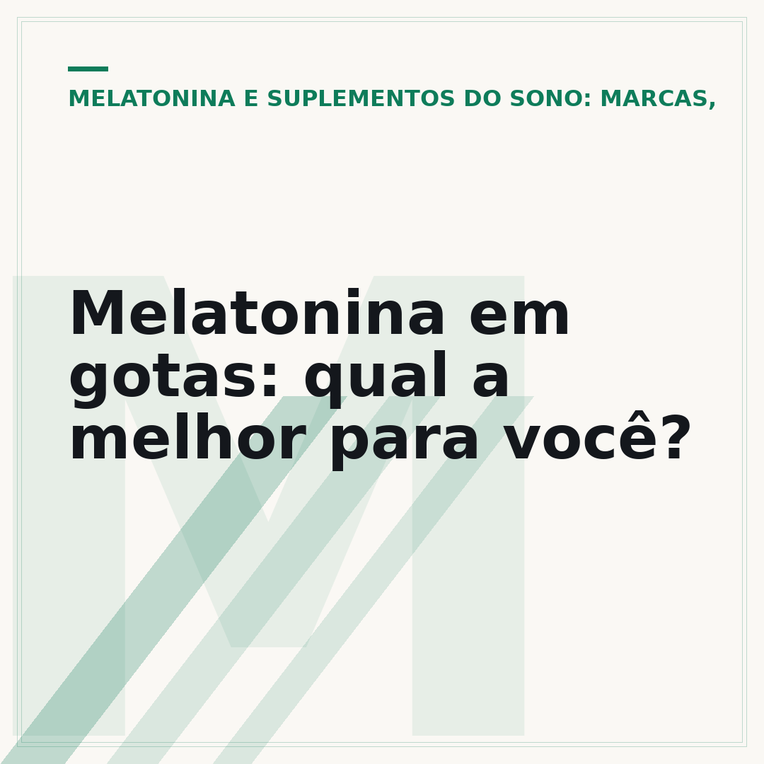 Melatonina em gotas: qual a melhor para você?