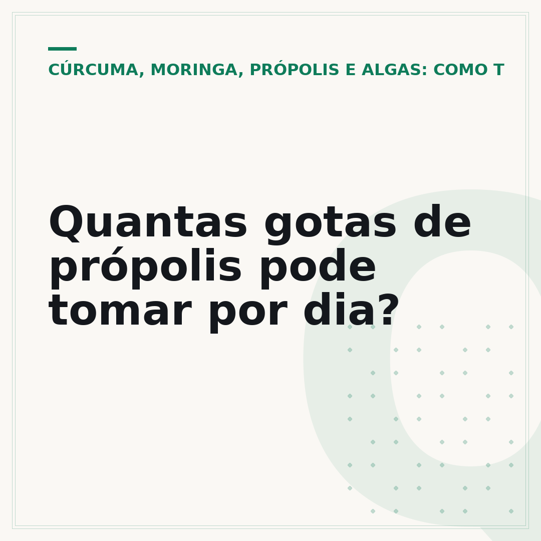 Quantas gotas de própolis pode tomar por dia?
