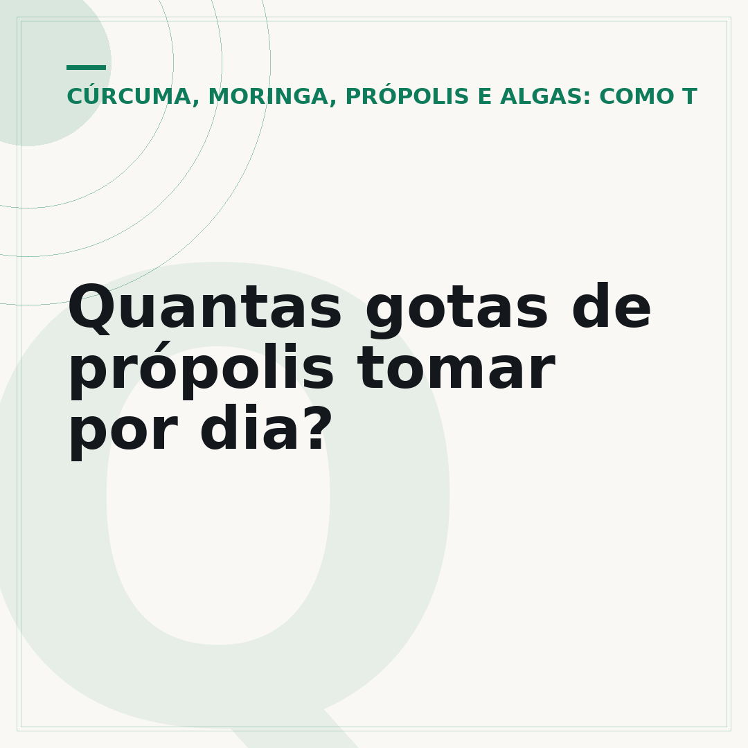 Quantas gotas de própolis tomar por dia?