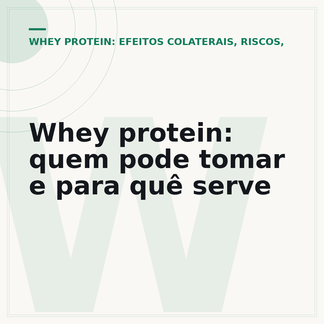 Whey protein: quem pode tomar e para quê serve