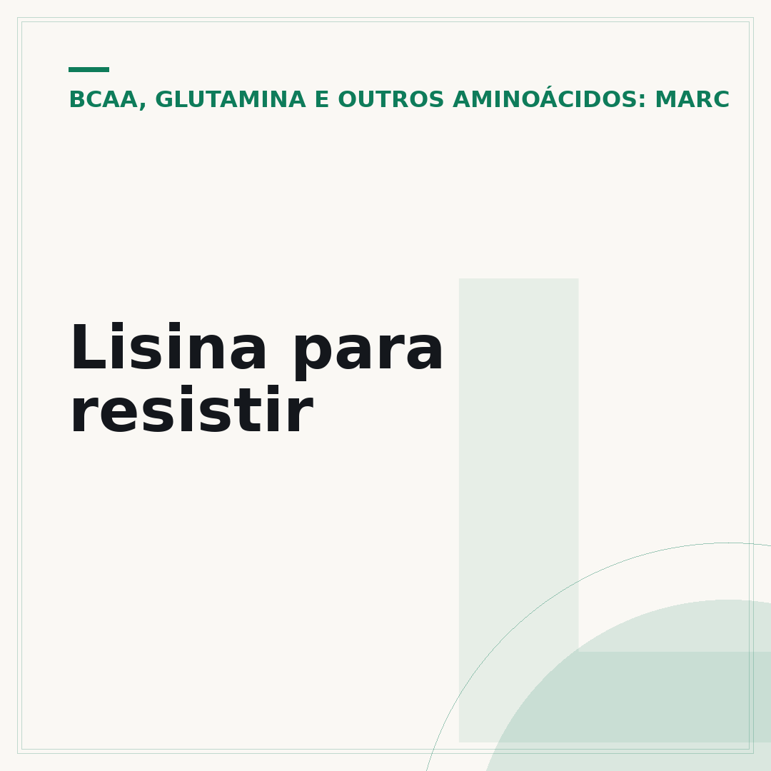Lisina para resistir