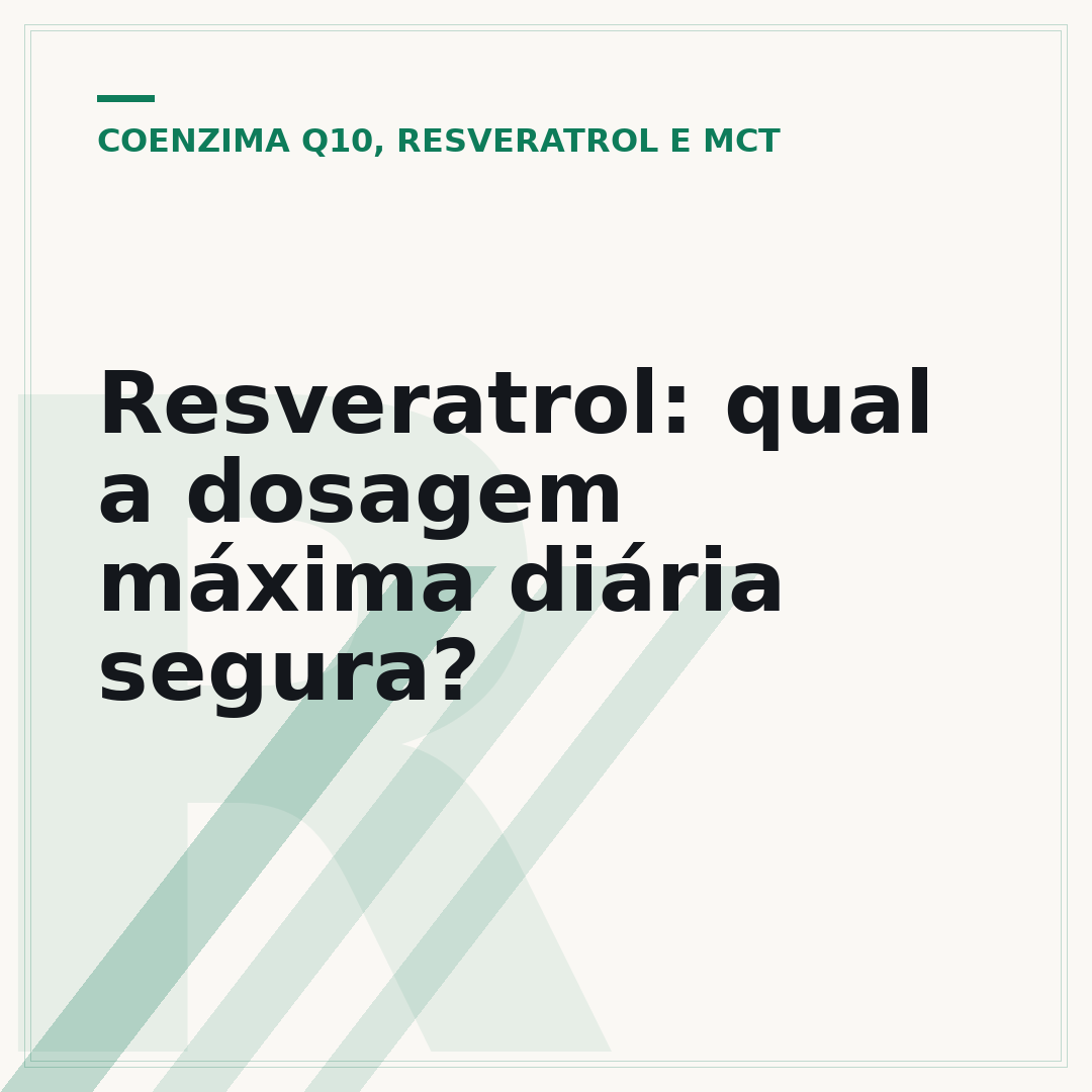 Resveratrol: qual a dosagem máxima diária segura?