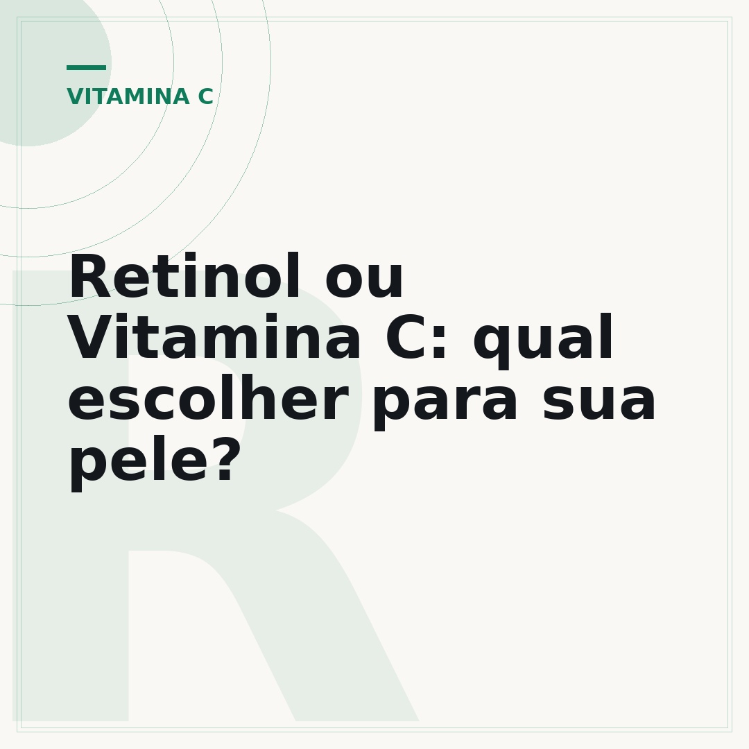 Retinol ou Vitamina C: qual escolher para sua pele?