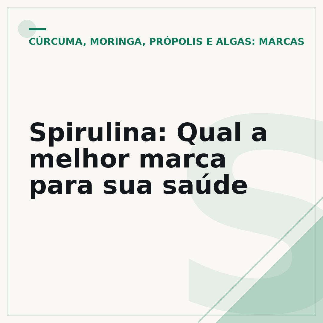 Spirulina: Qual a melhor marca para sua saúde