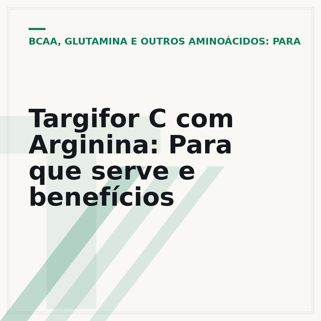 Targifor C com Arginina: Para que serve e benefícios