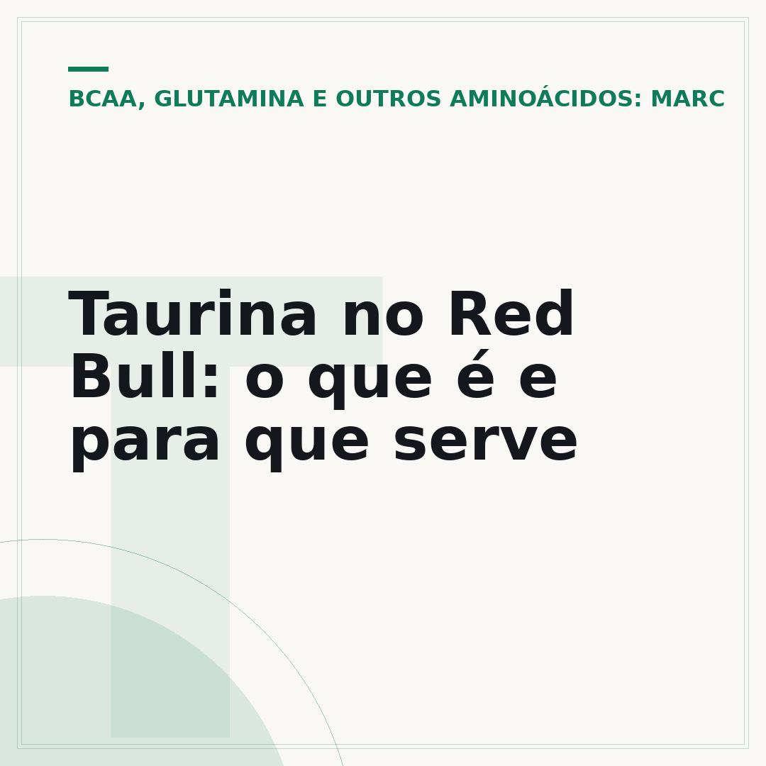 Taurina no Red Bull: o que é e para que serve