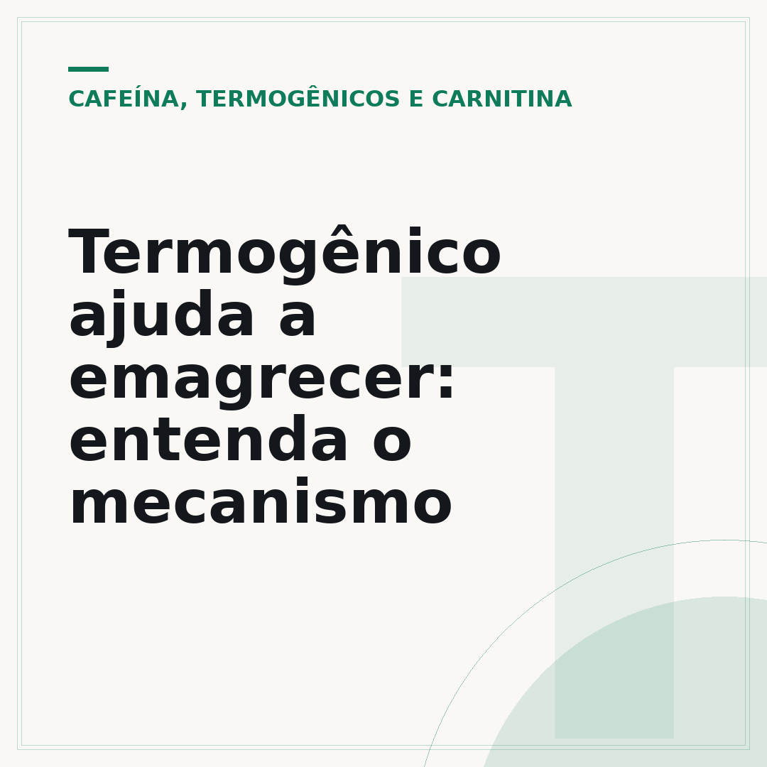 Termogênico ajuda a emagrecer: entenda o mecanismo