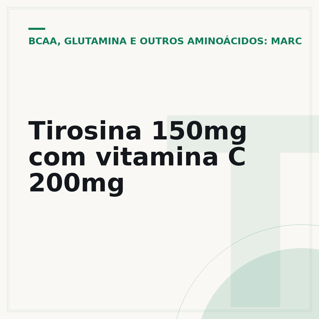 Tirosina 150mg com vitamina C 200mg