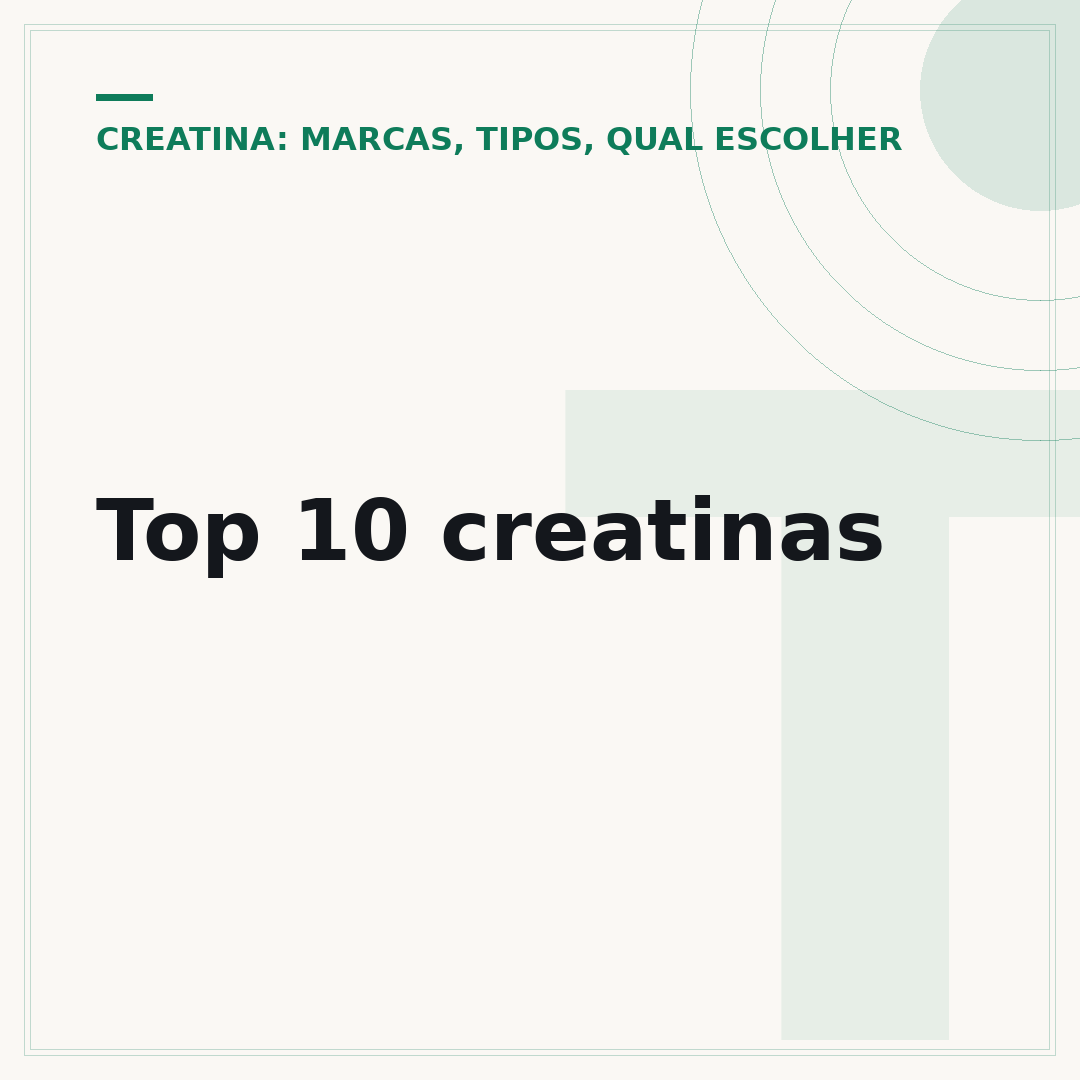 Top 10 creatinas