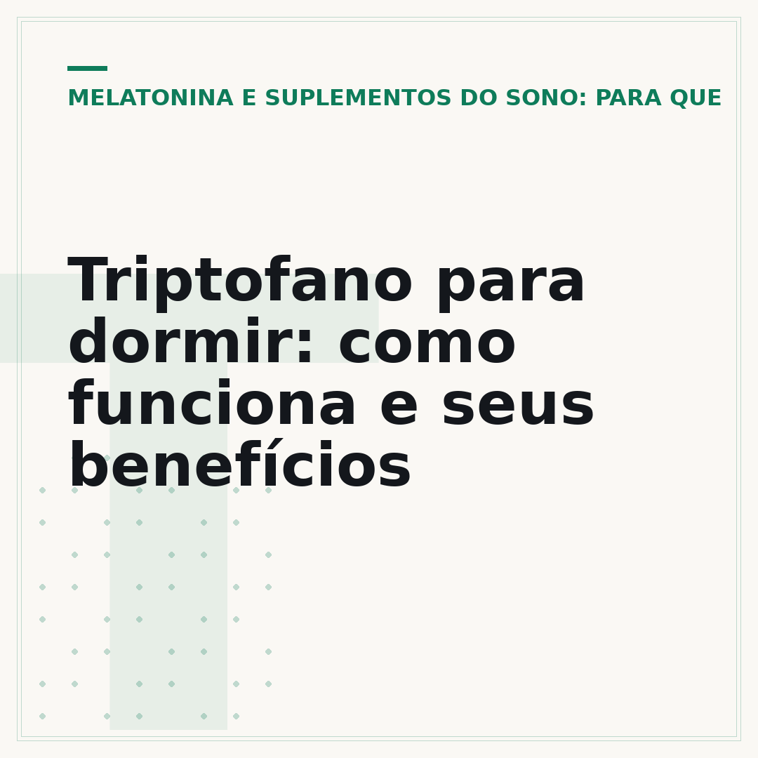 Triptofano para dormir: como funciona e seus benefícios