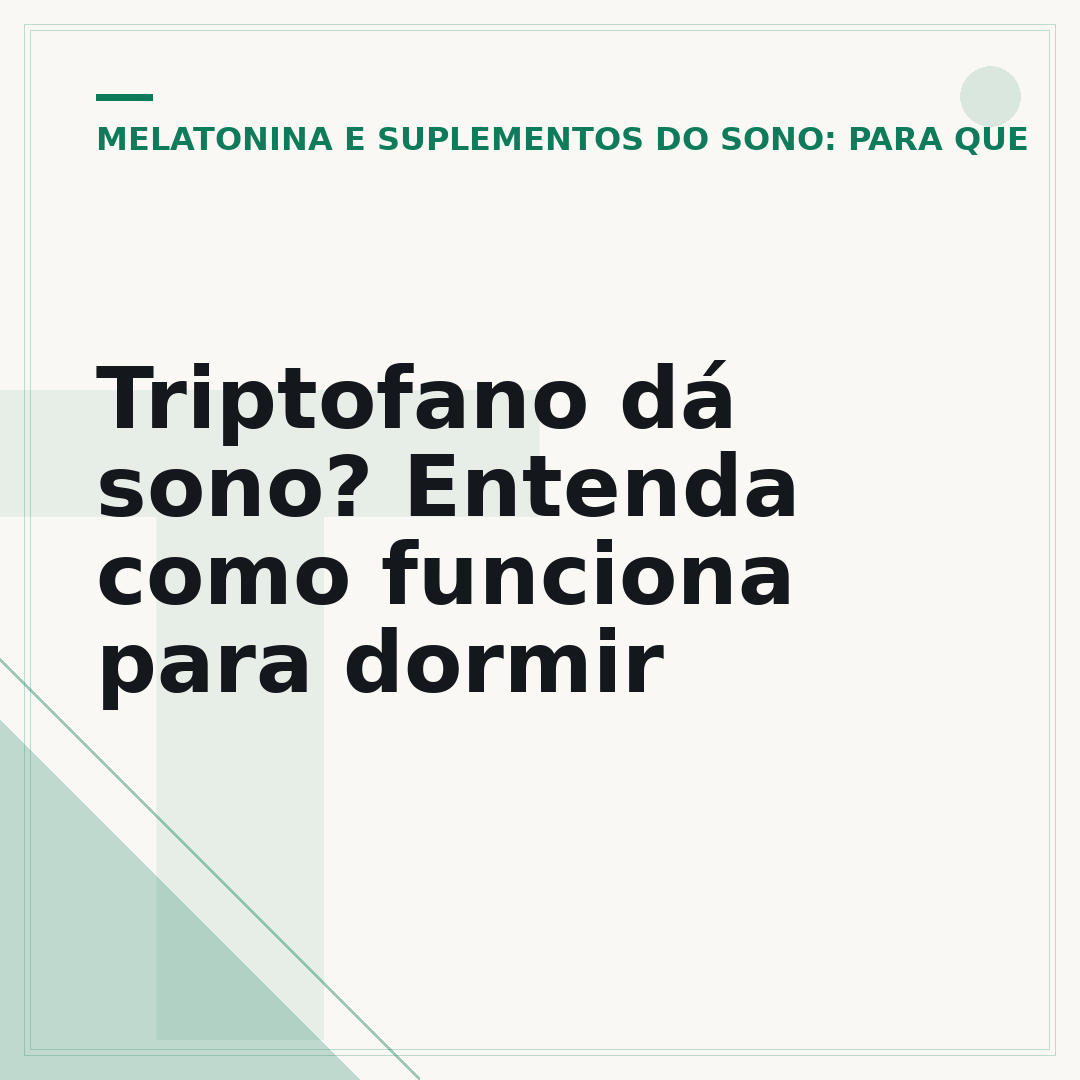 Triptofano dá sono? Entenda como funciona para dormir