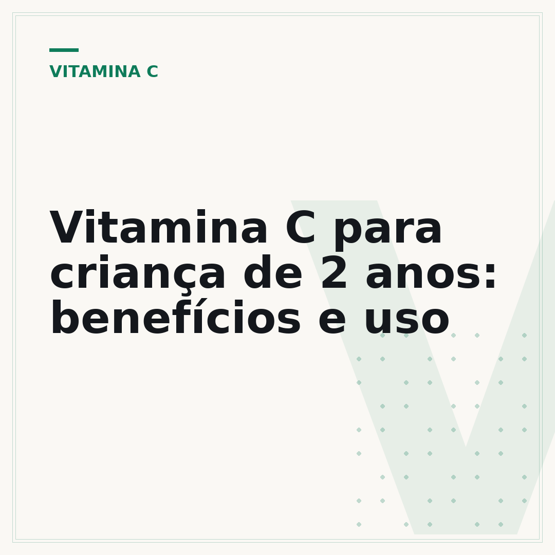 Vitamina C para criança de 2 anos: benefícios e uso