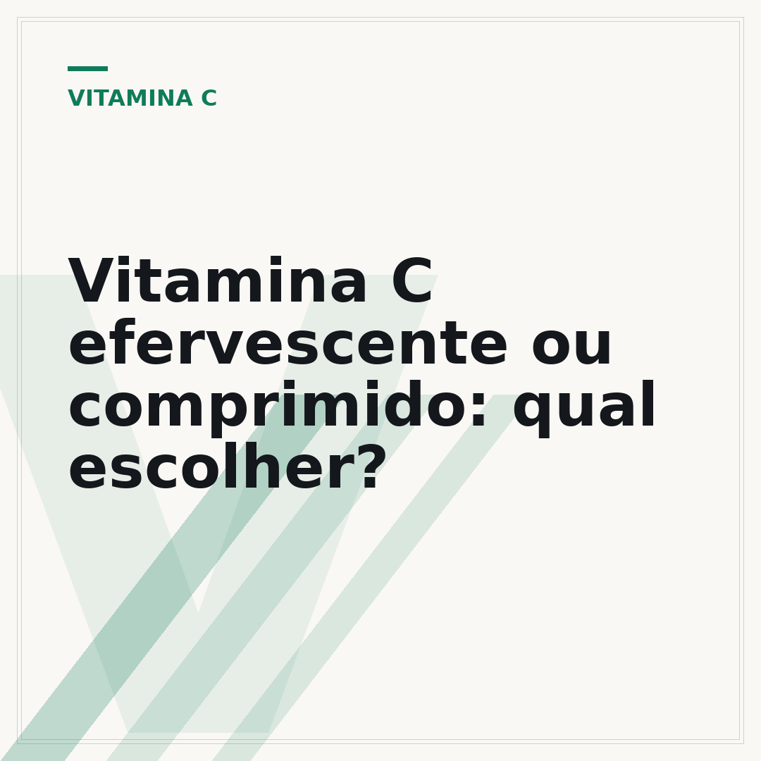 Vitamina C efervescente ou comprimido: qual escolher?