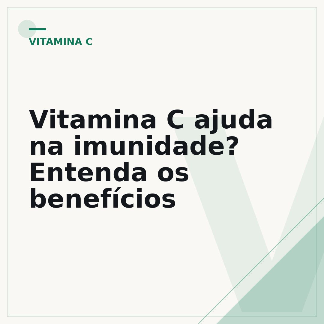 Vitamina C ajuda na imunidade? Entenda os benefícios