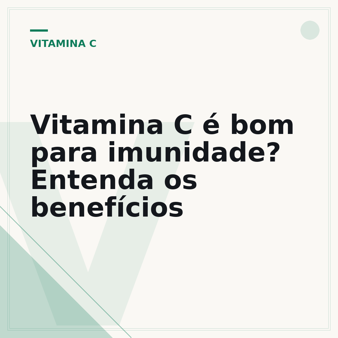 Vitamina C é bom para imunidade? Entenda os benefícios