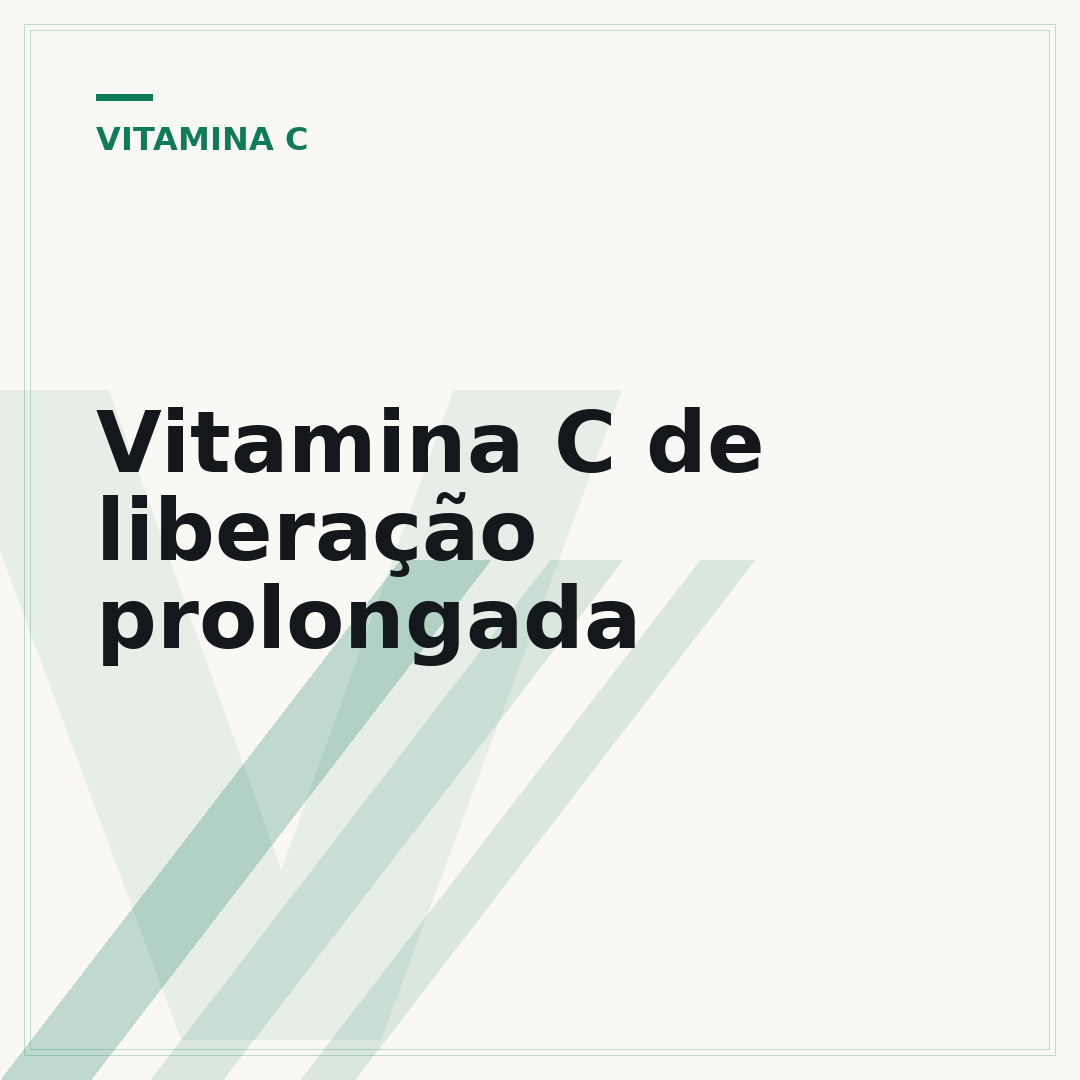 Vitamina C de liberação prolongada