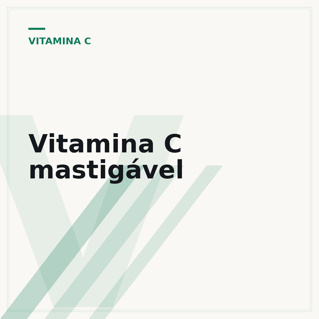 Vitamina C mastigável