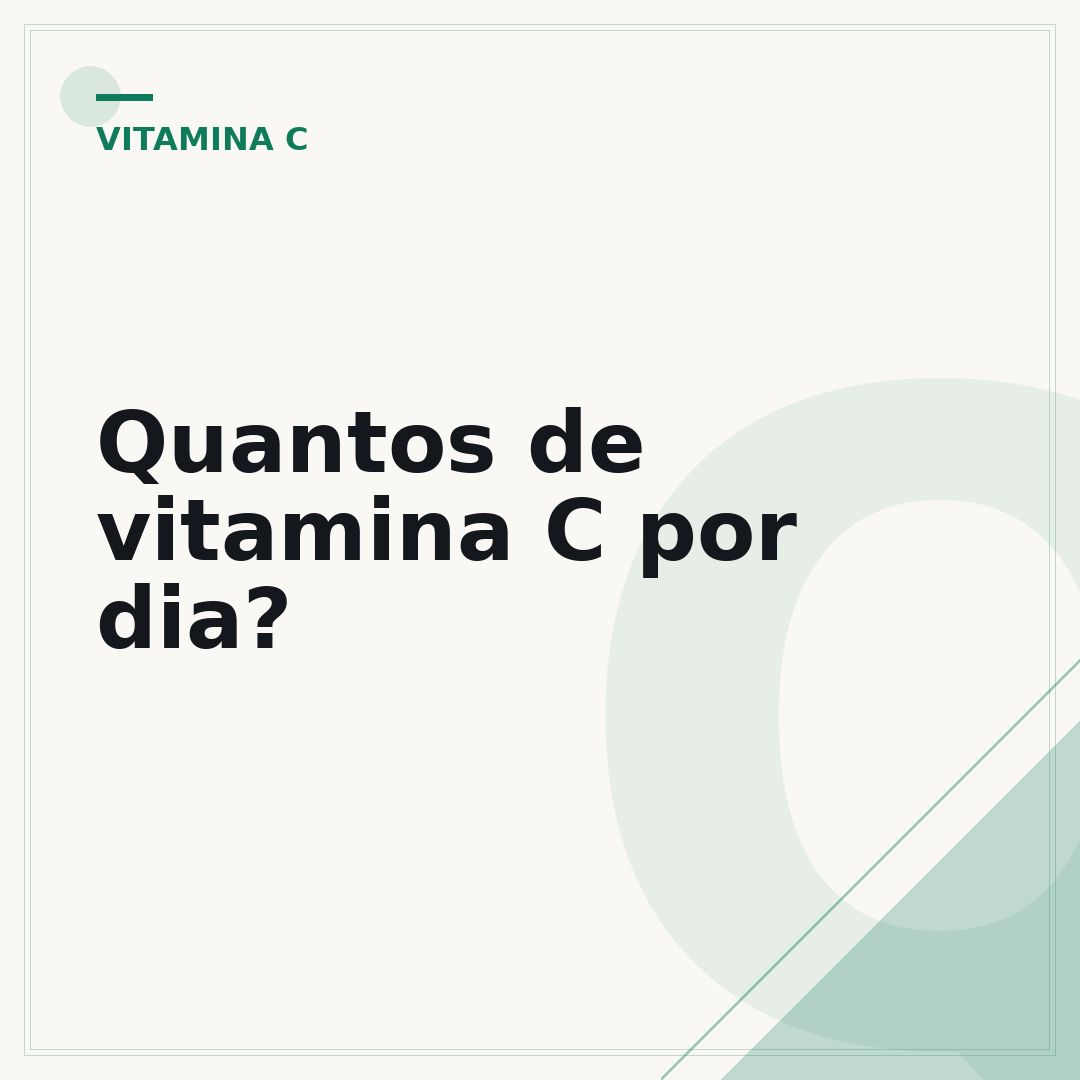 Quantos de vitamina C por dia?