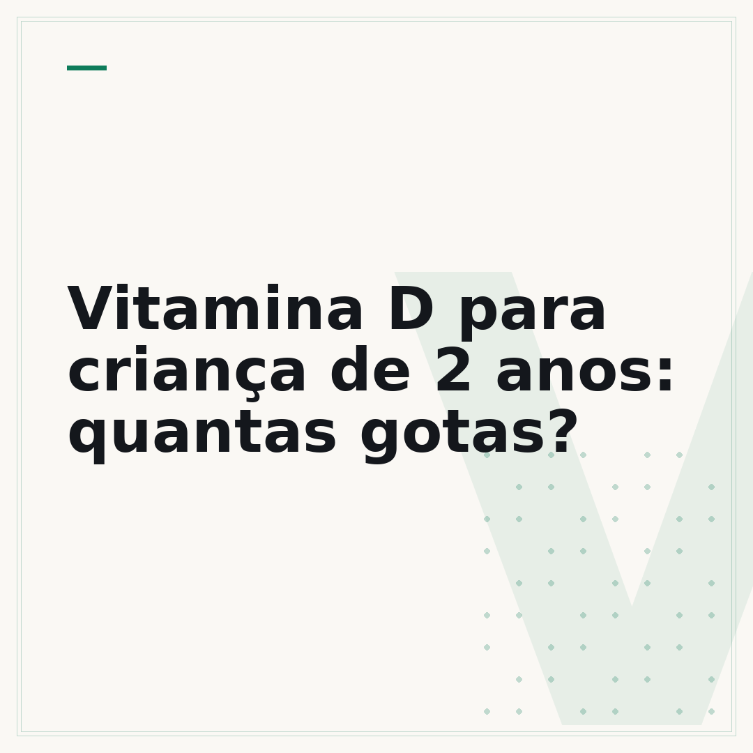 Vitamina D para criança de 2 anos: quantas gotas?