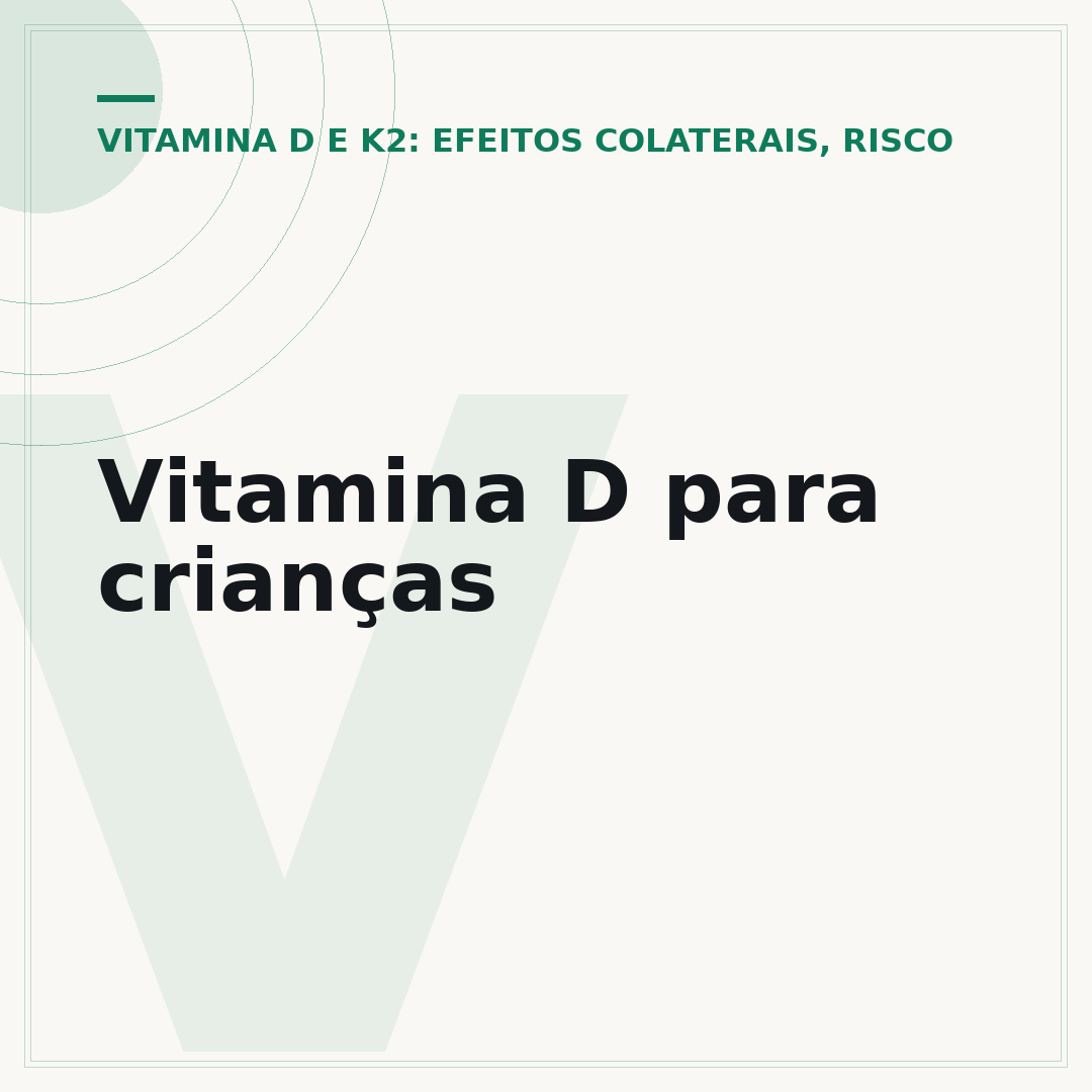 Vitamina D para crianças