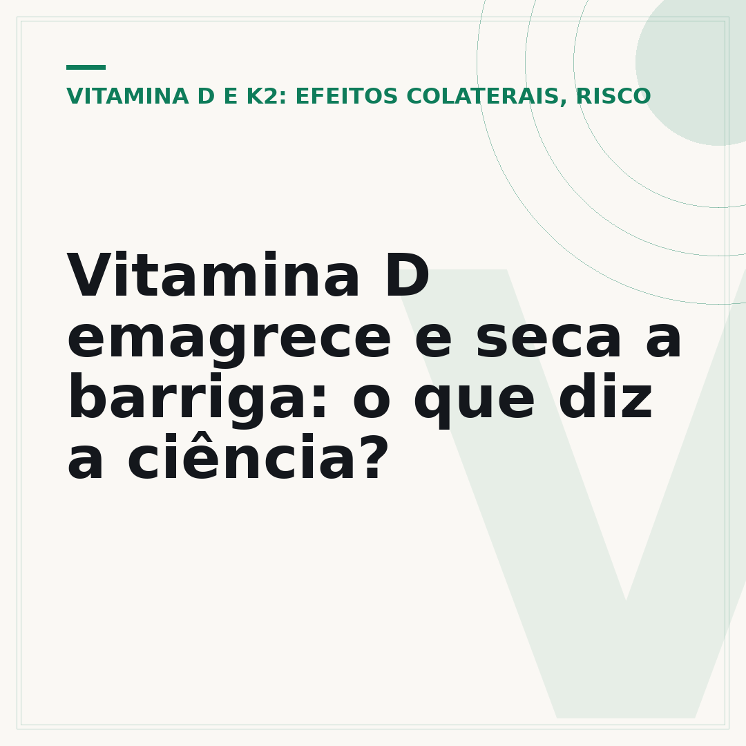 Vitamina D emagrece e seca a barriga: o que diz a ciência?