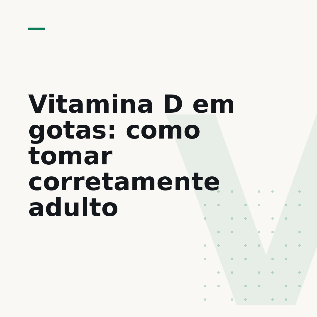 Vitamina D em gotas: como tomar corretamente adulto