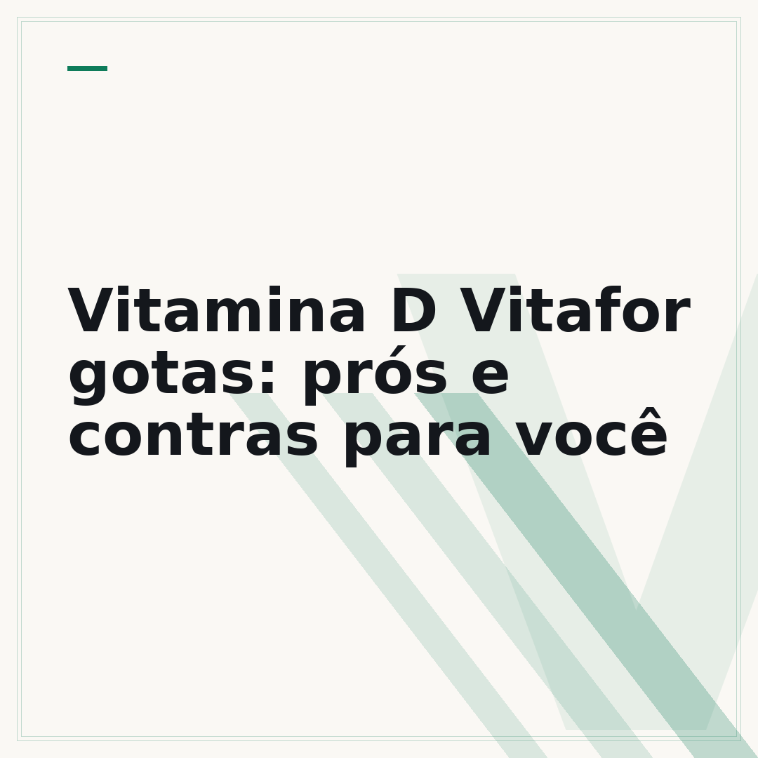 Vitamina D Vitafor gotas: prós e contras para você