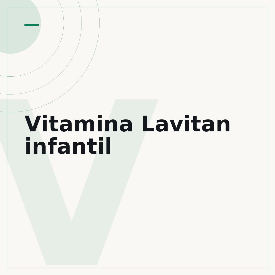 Vitamina Lavitan infantil