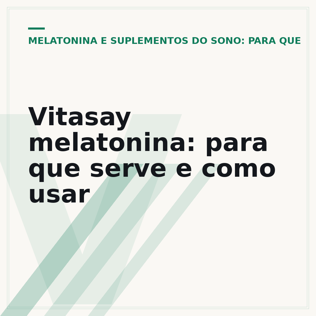 Vitasay melatonina: para que serve e como usar