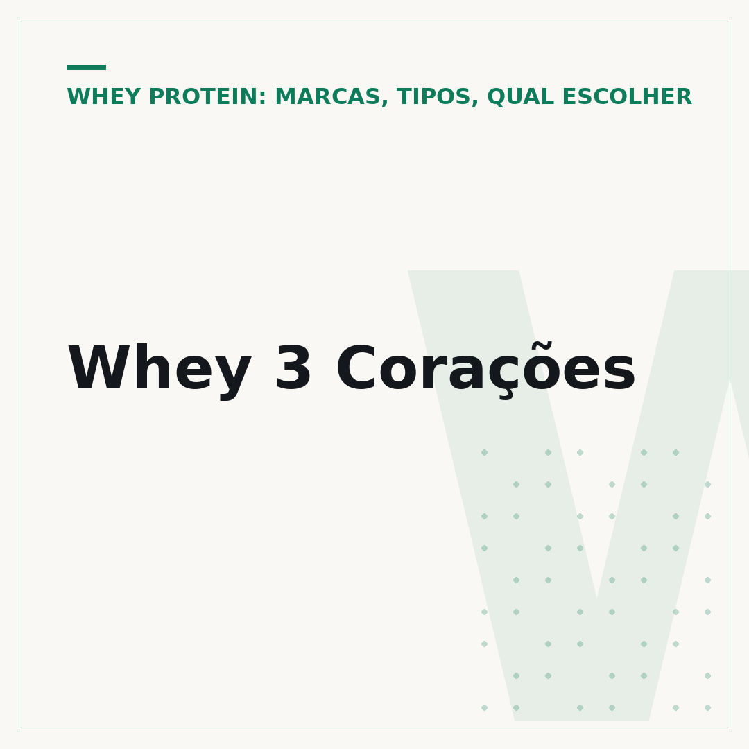 Whey 3 Corações