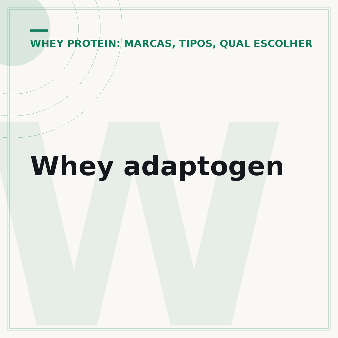 Whey adaptogen