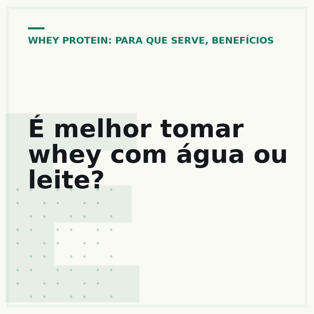 É melhor tomar whey com água ou leite?