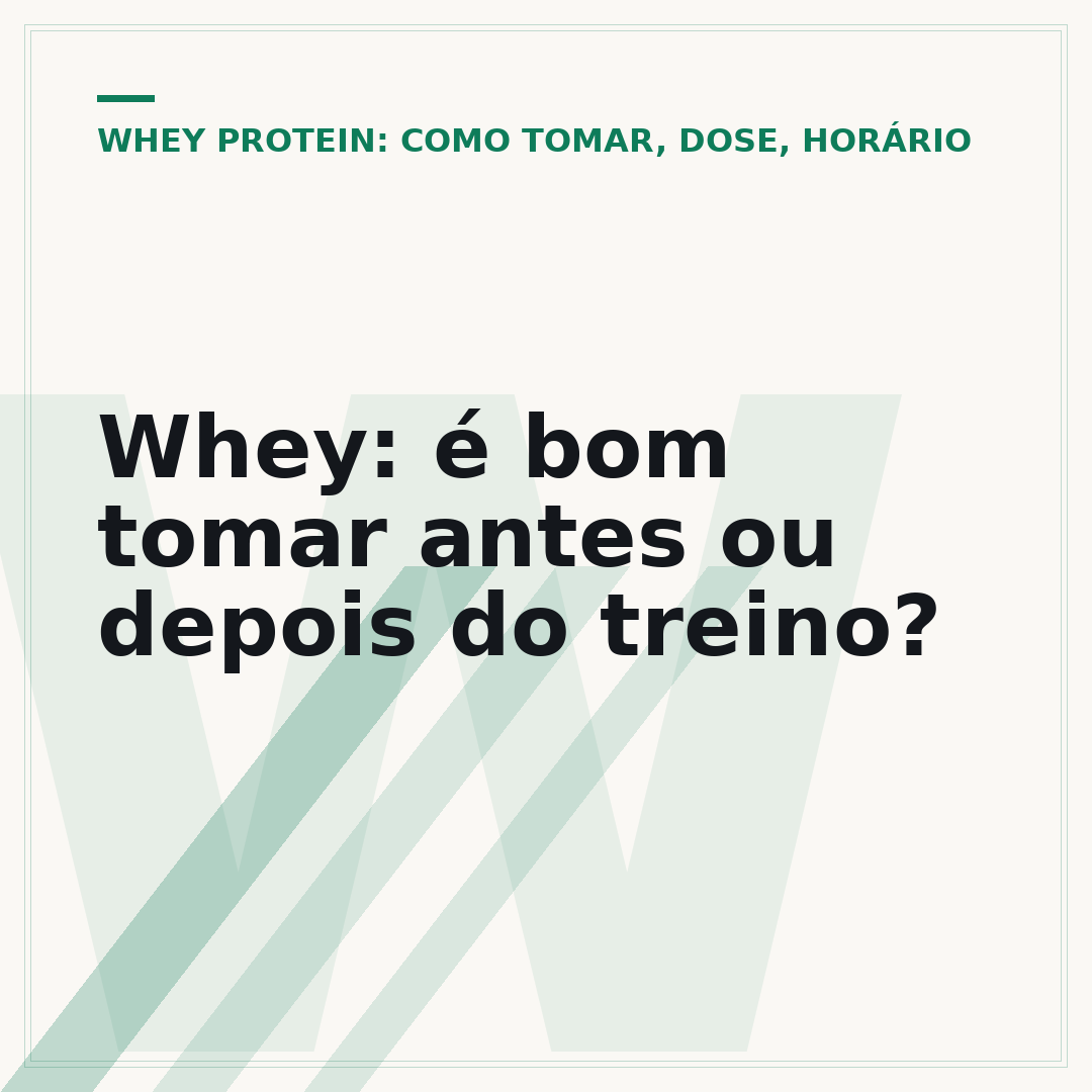 Whey: é bom tomar antes ou depois do treino?