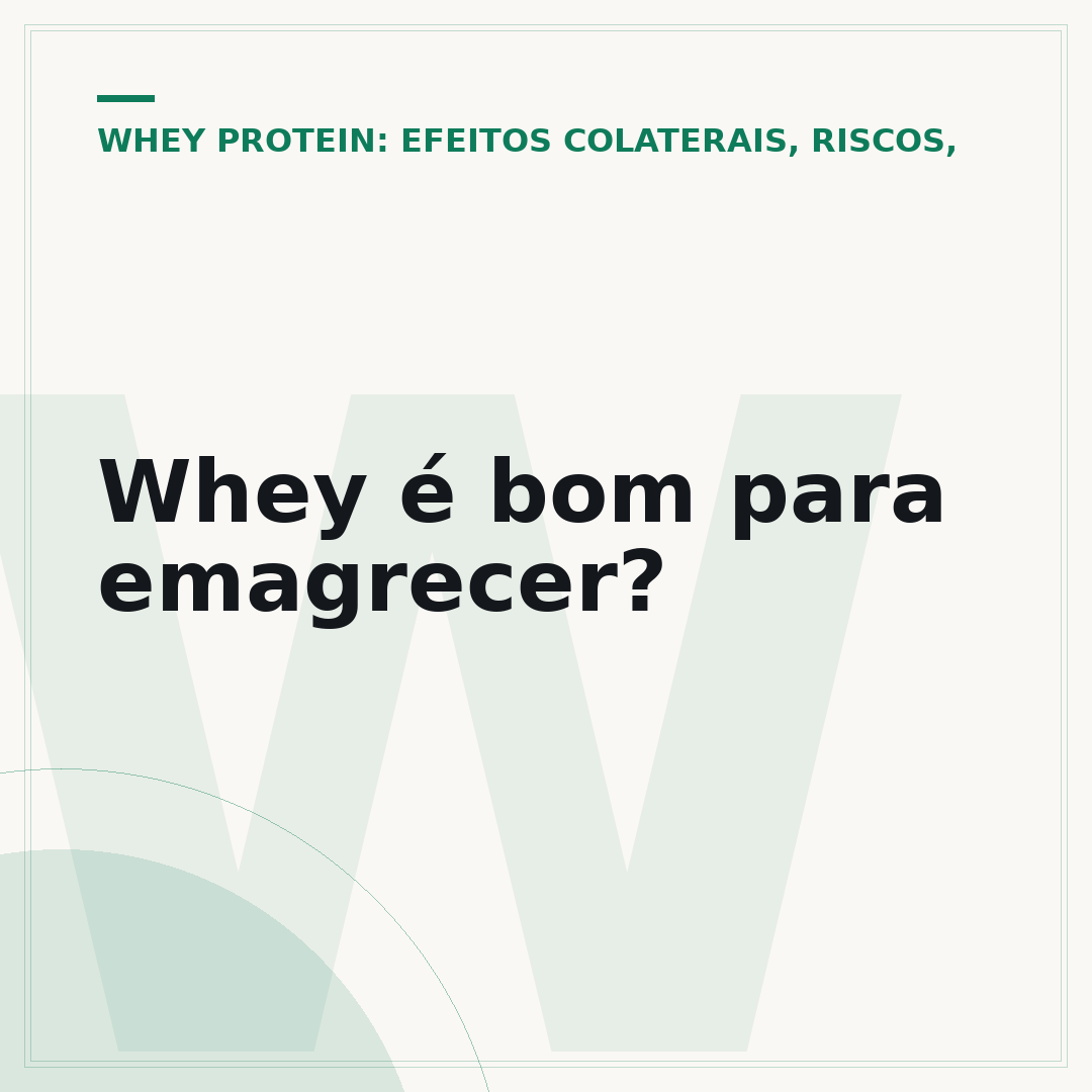 Whey é bom para emagrecer?