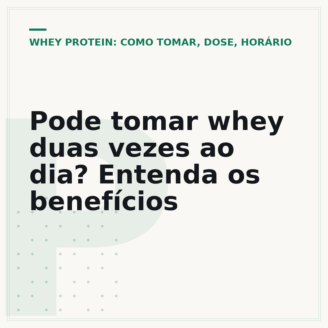 Pode tomar whey duas vezes ao dia? Entenda os benefícios
