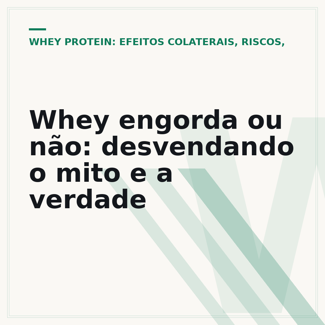 Whey engorda ou não: desvendando o mito e a verdade