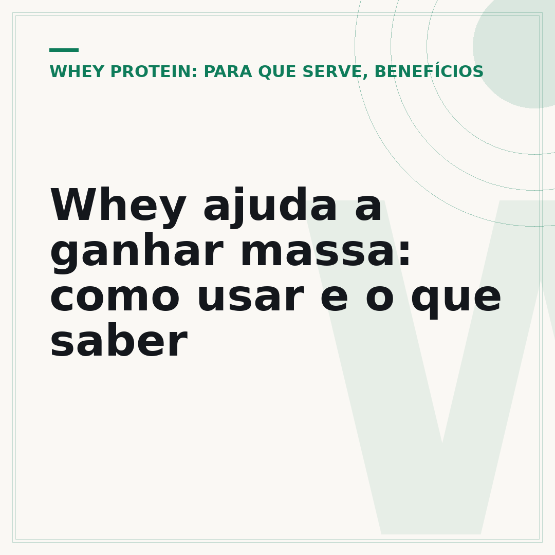 Whey ajuda a ganhar massa: como usar e o que saber