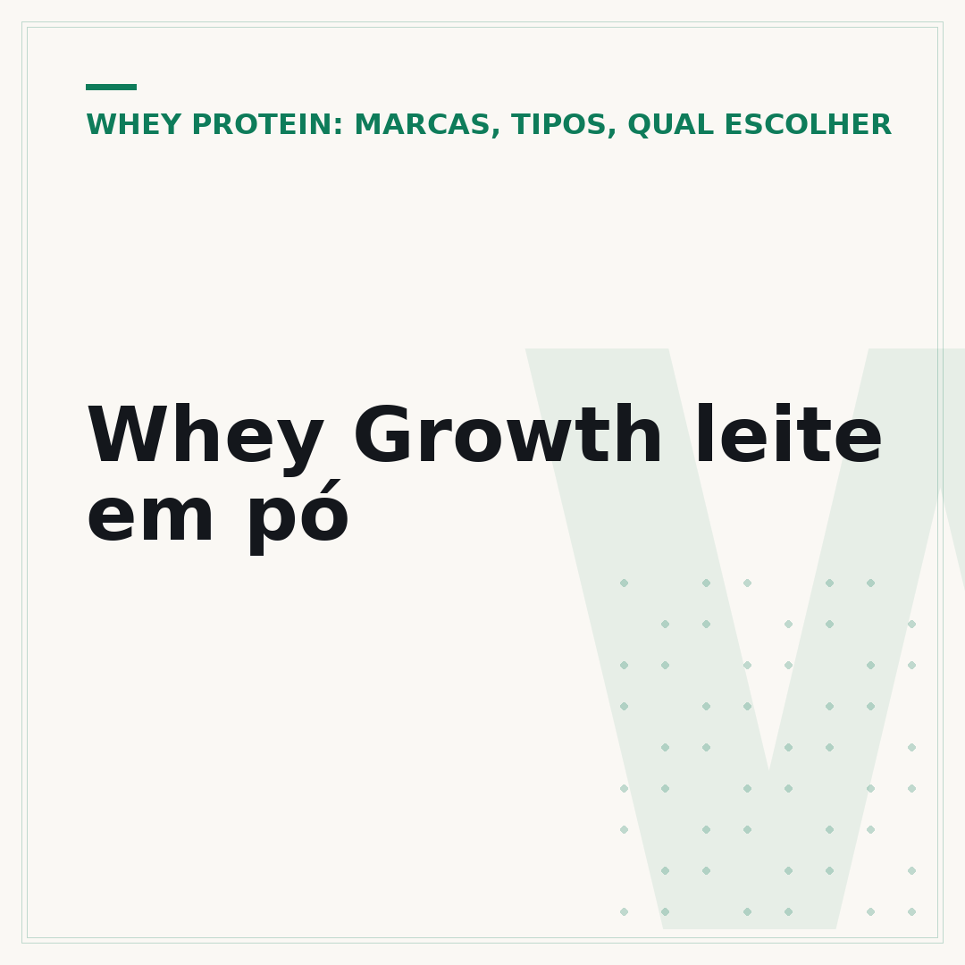 Whey Growth leite em pó